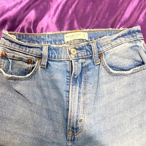 ABERCROMBIE&FITCH 28 (6R) ankle straight ultra high rise